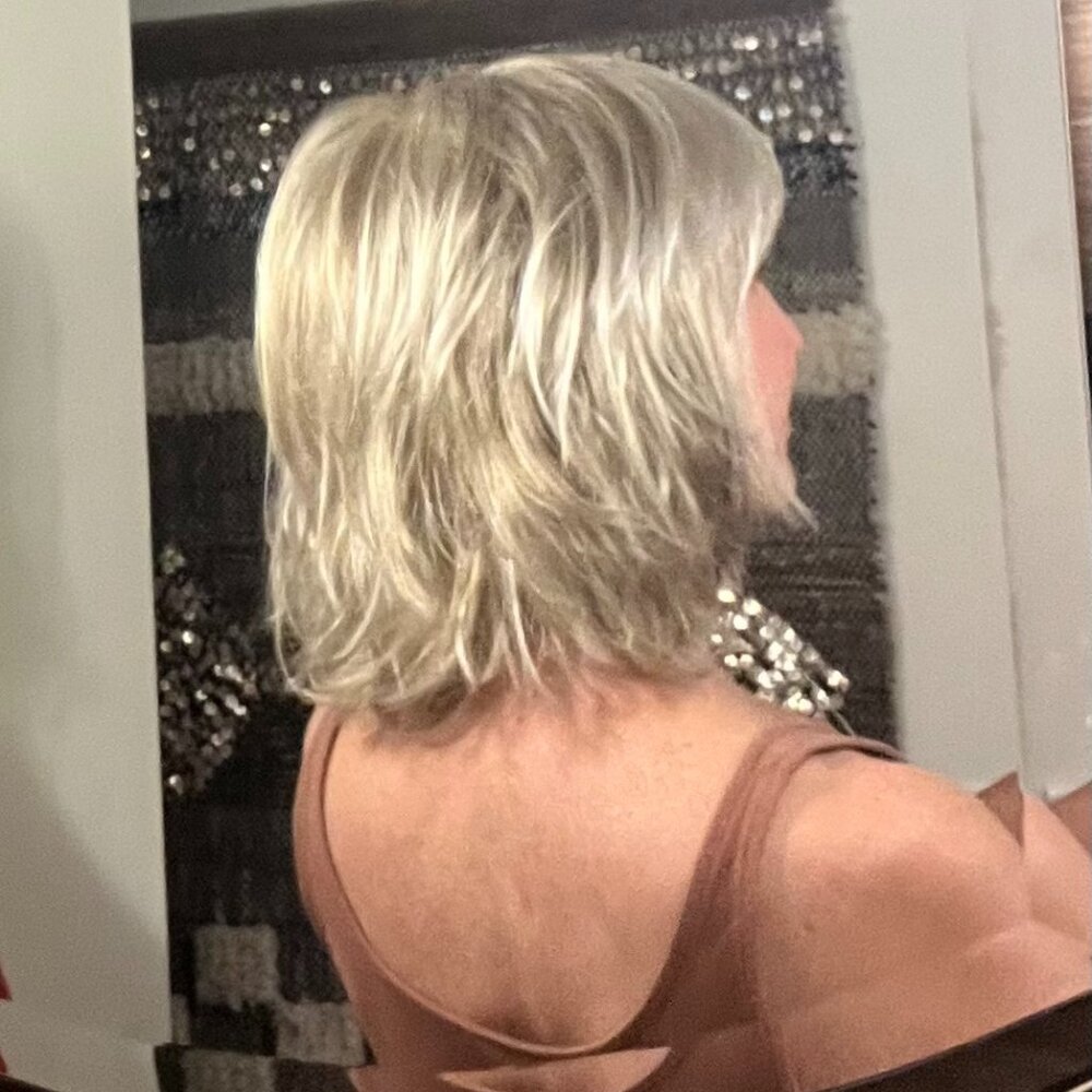 Henry Margu Paige Synthetic Wig in 10/613 Light Ash Blonde with Platinum Blonde